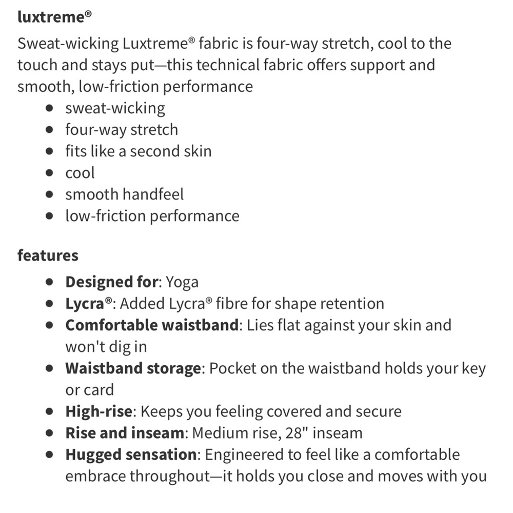 NEW Lululemon Wunder Under HR 28” Heathered Black - Picture 9 of 9